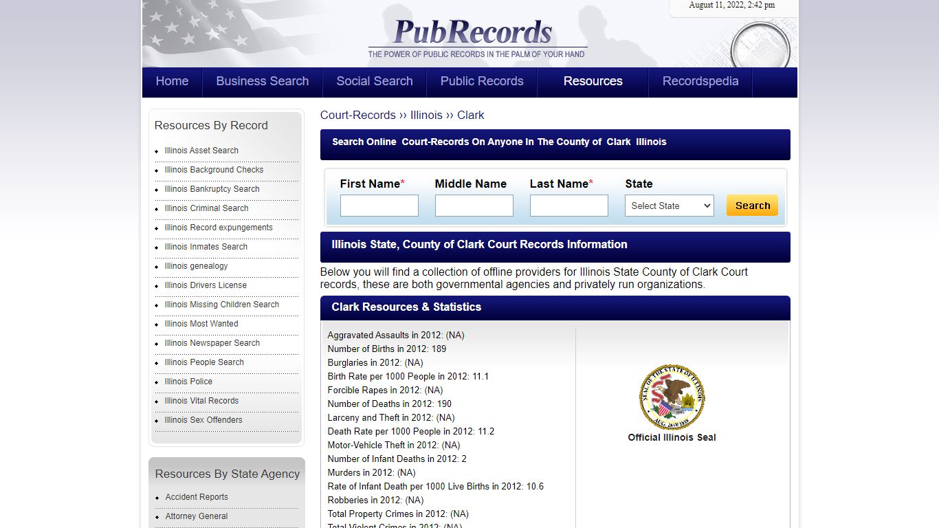 Clark County, Illinois Court Records